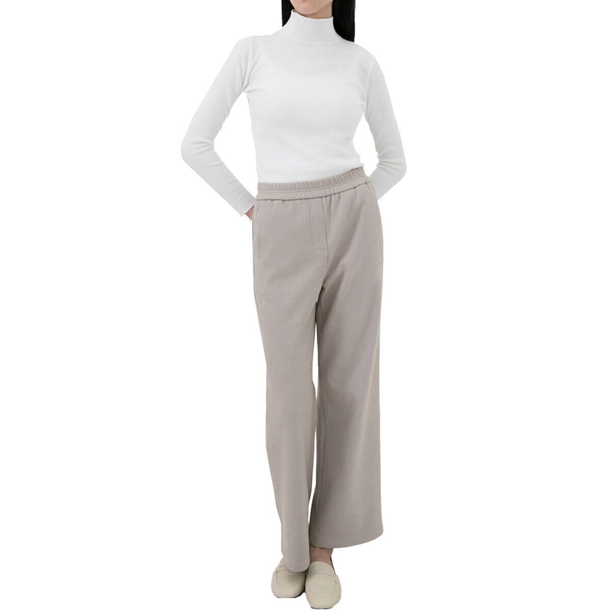 ボニスパックス レディース ワイドパンツ ベージュ XL ボニスパックス レディース ワイドパンツ ベージュ XL