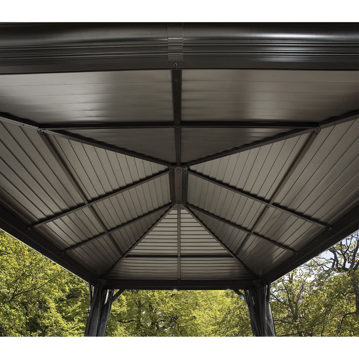 Mykonos シングルルーフ ガゼボ 12ft X 16ft Costco Japan