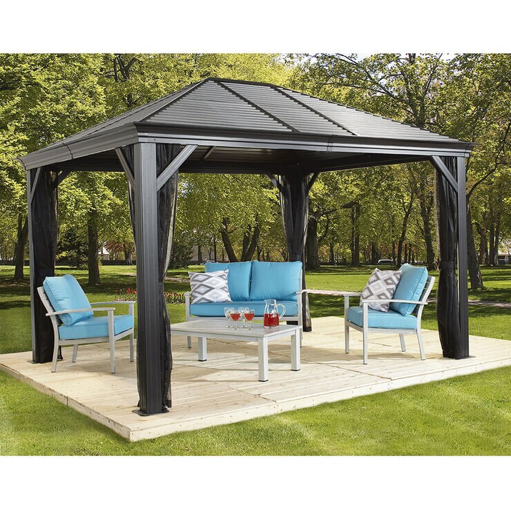 Mykonos シングルルーフ ガゼボ 12ft X 16ft Costco Japan Mykonos シングルルーフ ガゼボ 12ft X 16ft Costco Japan