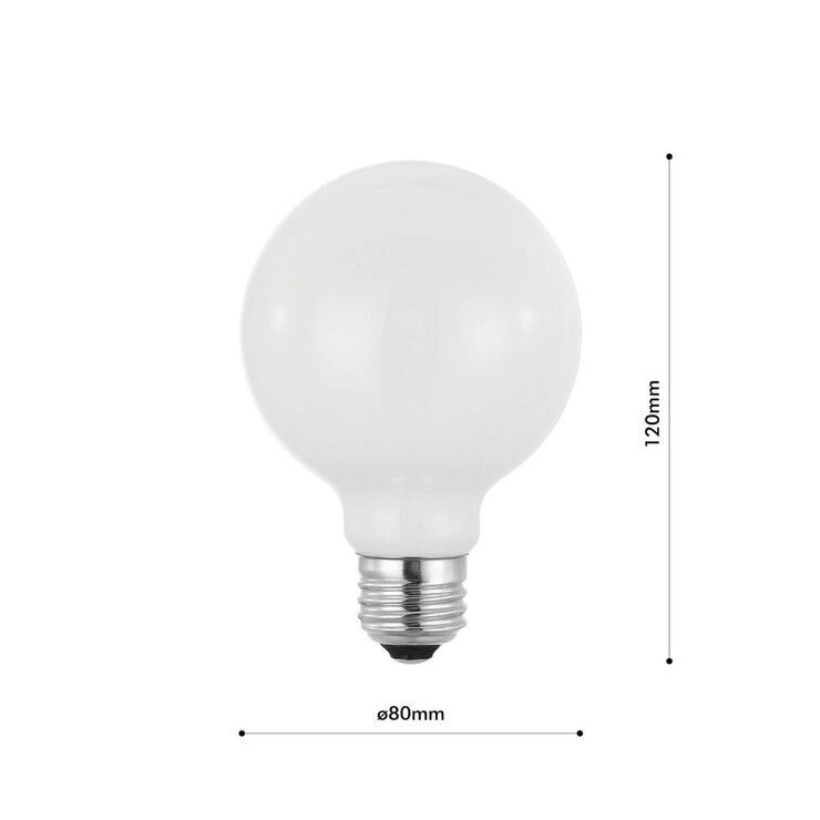 EGLO LED電球 G80 E26 電球色ミルキー700ルーメン 204664J