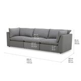 Gilman Creek Furniture 布製 電動モジュラーソファ3ピース