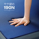 高反発ウレタンマットレス 三つ折り 12cm シングルサイズ 97cm x 195cm x 12cm