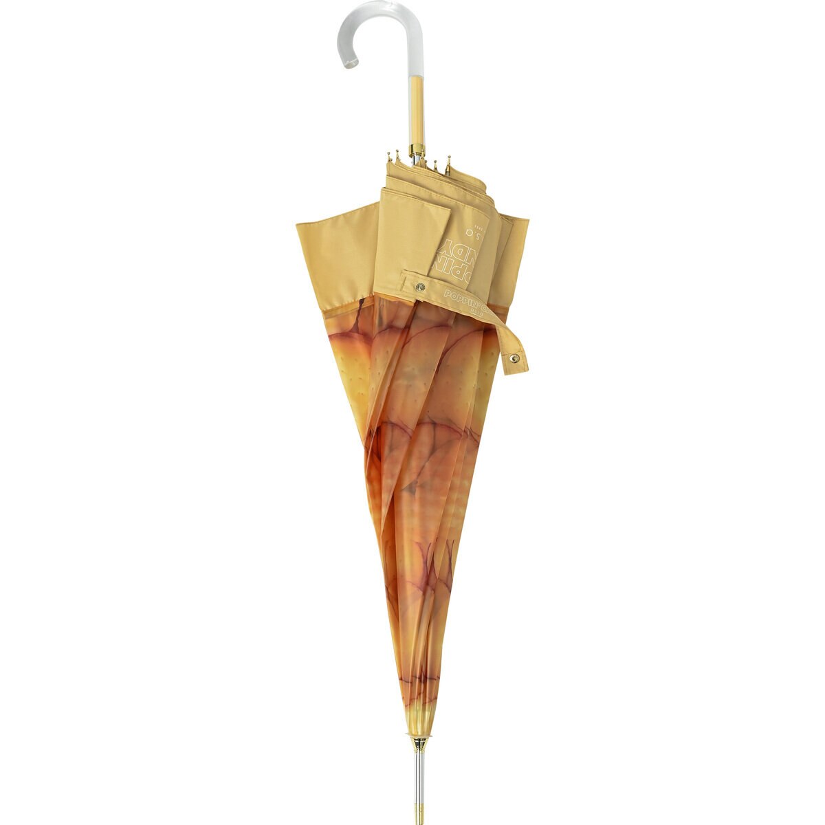 assa 雨傘長傘 CAL60 お菓子 透明 イエロー / ビスケット RL841