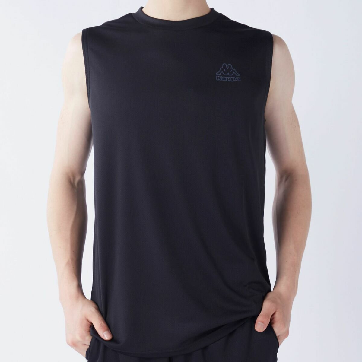 カッパ メンズ アクティブ タンクトップ / ブラック / LL