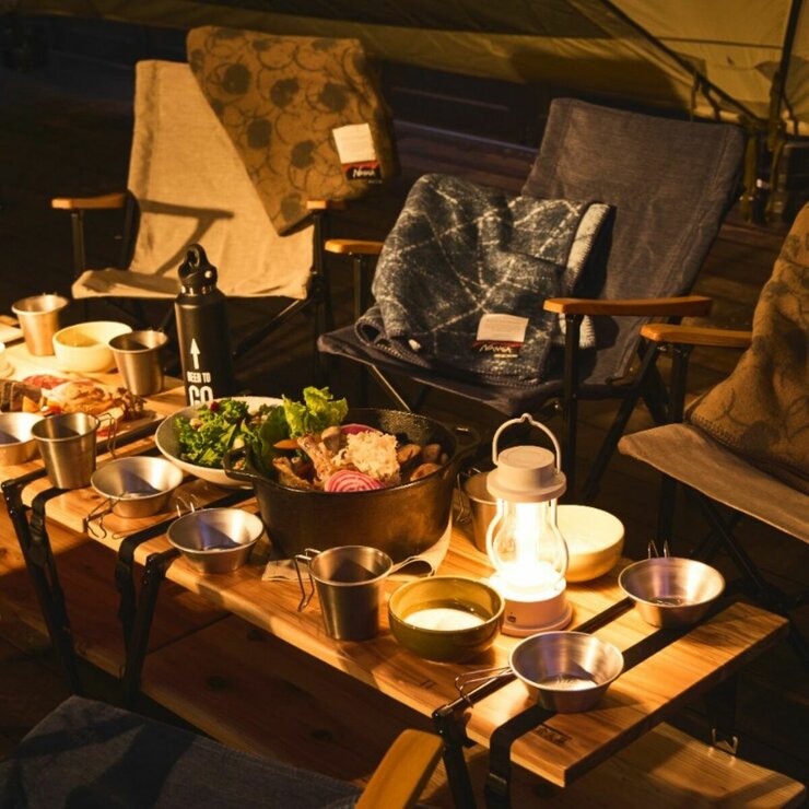 鎌倉天幕 アウトドアテーブル GL TABLE 800 KTM-T80 天然木使用