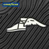 グッドイヤー 汎用 オールウェザー ラバーフロアマット GOODYEARロゴ入り 3枚セット