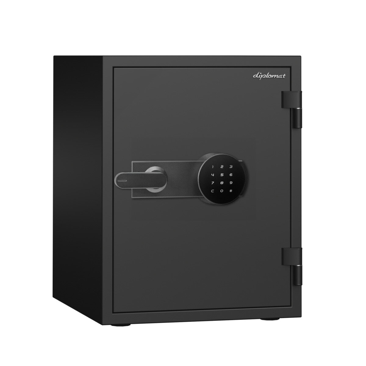 ディプロマット タッチパネル式 耐火・耐水デザイン金庫 36L 530HTPWR