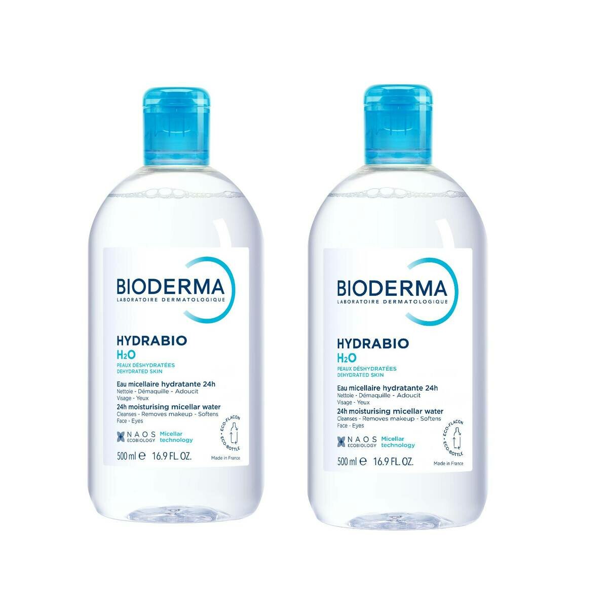 ビオデルマ H2O クレンジングウォーター 500ml 2本セット ビオデルマ H2O クレンジングウォーター 500ml 2本セット