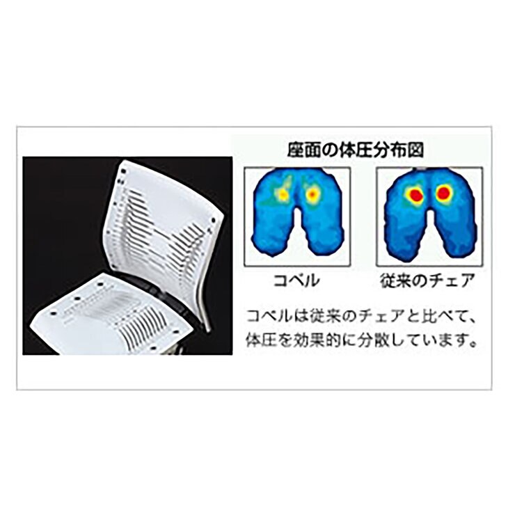 イトーキ コペル チェア 肘なし コーラルピンク イトーキ コペル チェア 肘なし コーラルピンク