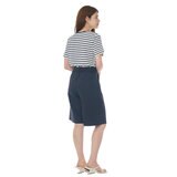 ビジット イン ニューヨーク ストライプ エスエス ティー ホワイト+ネイビーストライプ S