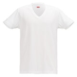 リーバイス メンズ Vネック Tシャツ 4枚組 ホワイト M