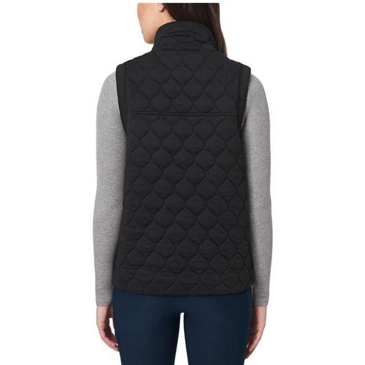 カークランドシグネチャー レディース キルト ベスト　ブラック XS