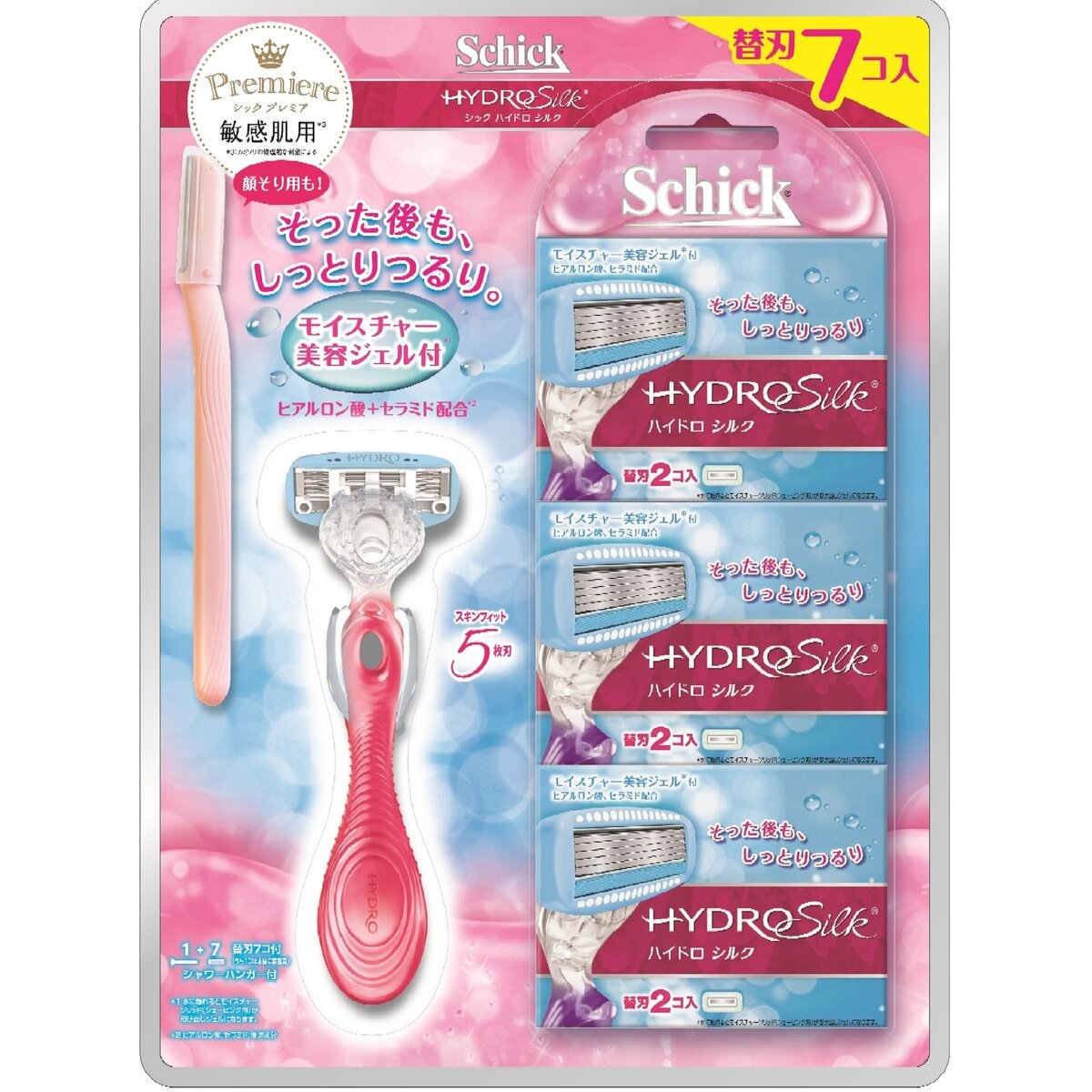 大人気! シック Schick ハイドロシルク用替刃 4個