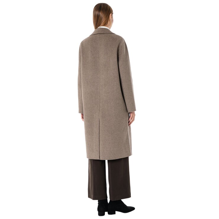 ヴィジットインニューヨーク レディース グースライニングロングコート ベージュ L