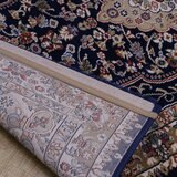 ウィルトン織りマット ベルミラ 60 x 90cm ネイビー