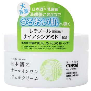日本酒のオールインワンジェルクリーム 180g 日本酒のオールインワンジェルクリーム 180g