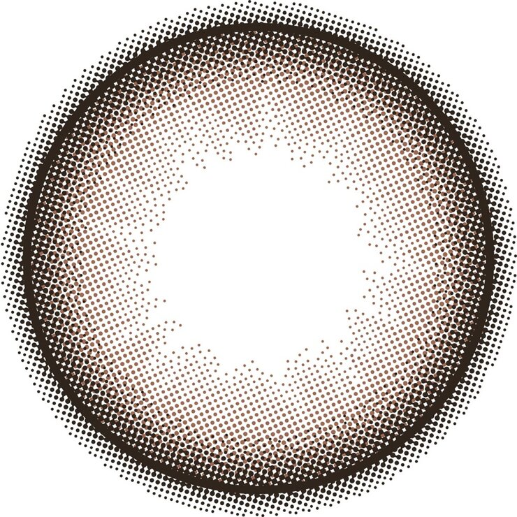 シャプン ワンデー きらゆめブラウン 10枚入り 齊藤なぎさイメージモデルカラコン 度なし (±0.00)