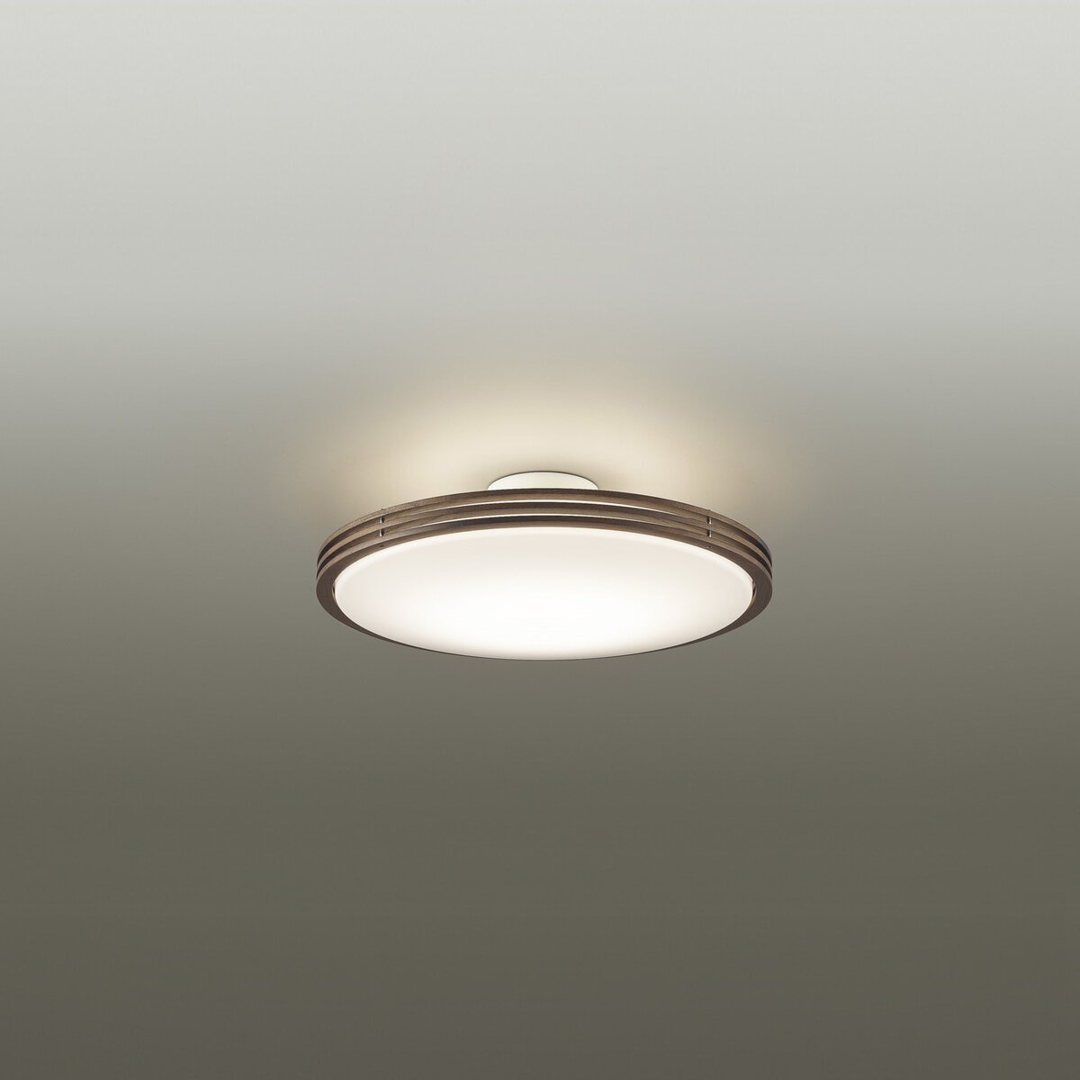 大光電機 LEDシーリングライト 12畳 調光/調色 ウォールナット DXL-81382