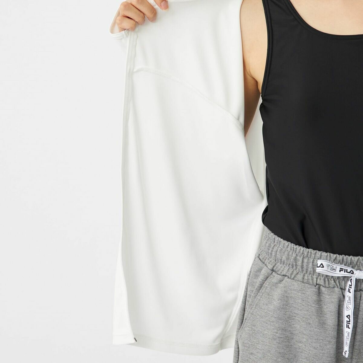 フィラ レディース 水着4点セット ホワイト 9M