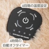 BERKSHIRE BLANKET 電気大判ひざ掛け 127cm x 152cm クリーム