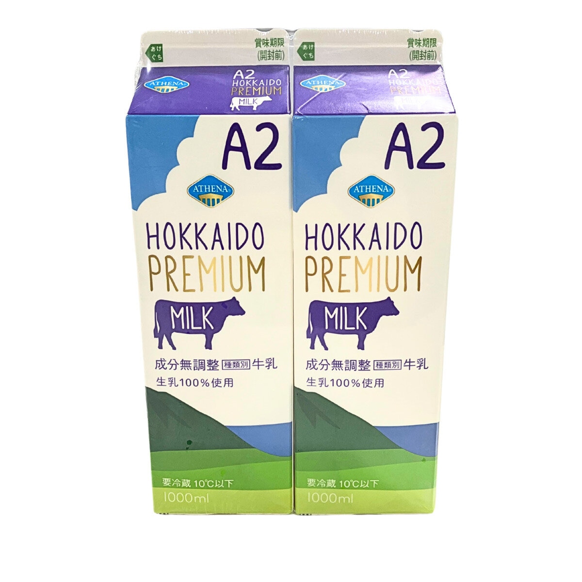 アテナ 北海道A2ミルク 1L×2本