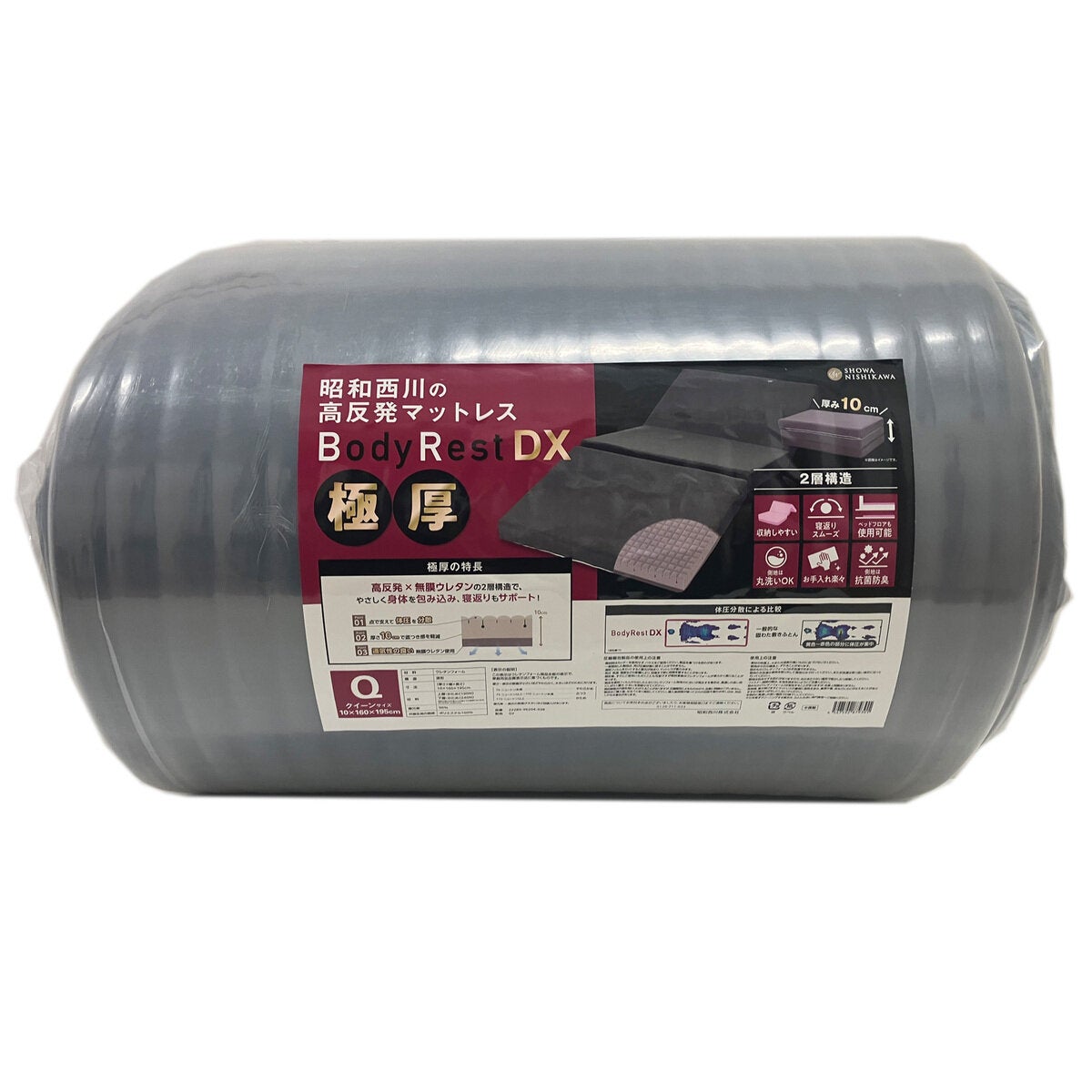 昭和西川 高反発極厚 マットレス DX クイーン | Costco Japan