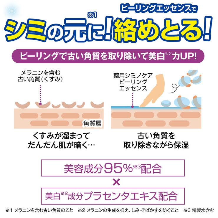 薬用シミノケア ピーリングエッセンス 75g x 2本