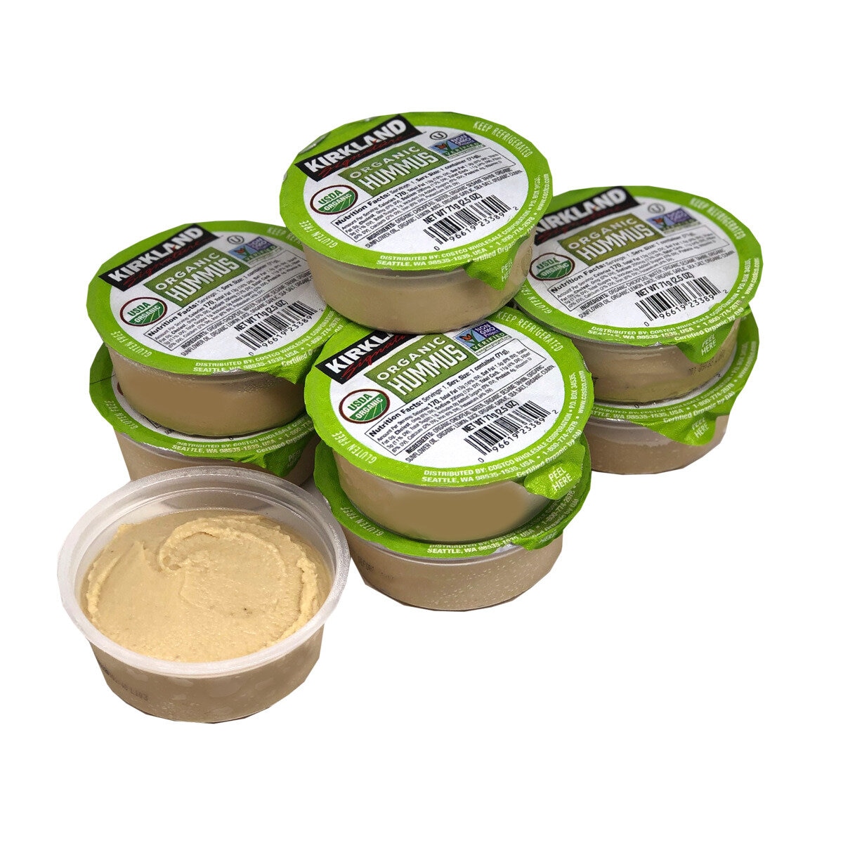 カークランドシグネチャー オーガニック フムス 71g x 20 cups