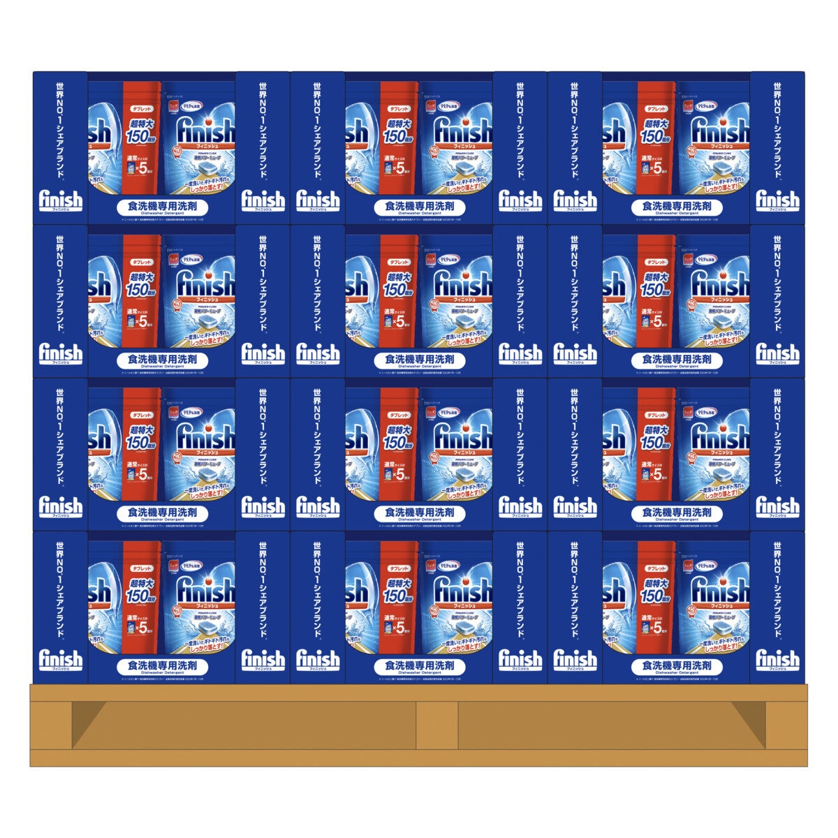 フィニッシュ タブレット 5g x 150粒 x 288セット (1パレットあたり）