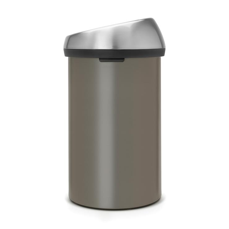 ブラバンシア タッチビン 60L タッチ式ごみ箱 プラチナム 402463