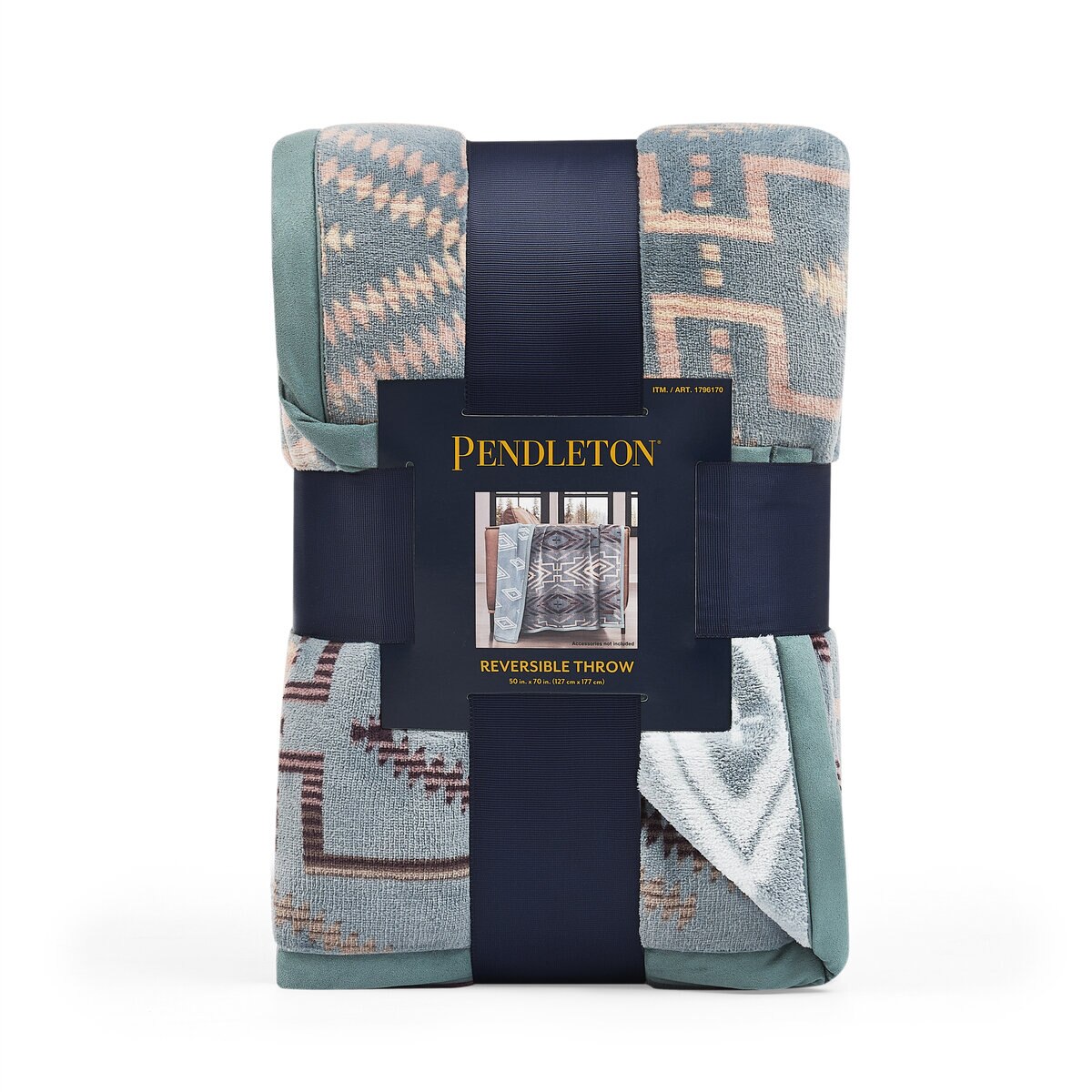ペンドルトン 大判ひざ掛け リバーシブル 127cm x 177cm サンセット