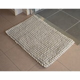インド手織りバスマット スター 40x60cm 2枚セット