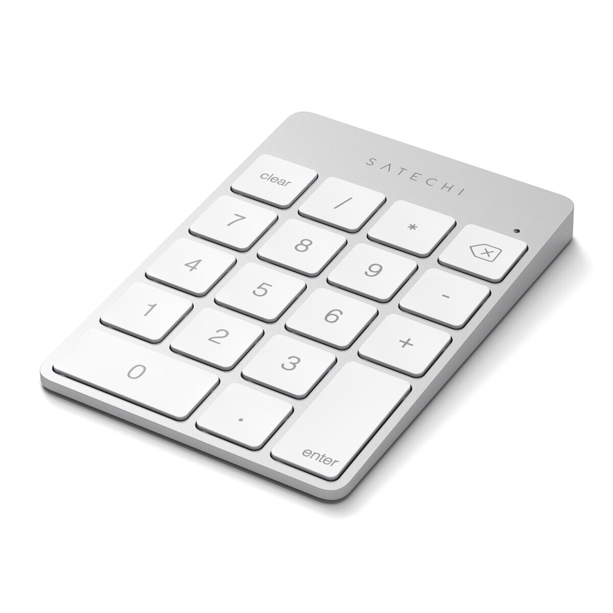 Satechi アルミニウム スリム充電式Bluetoothキーパッド シルバー