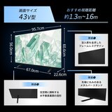 レグザ 43インチ 4K 液晶テレビ 43M550RS レグザ 43インチ 4K 液晶テレビ 43M550RS