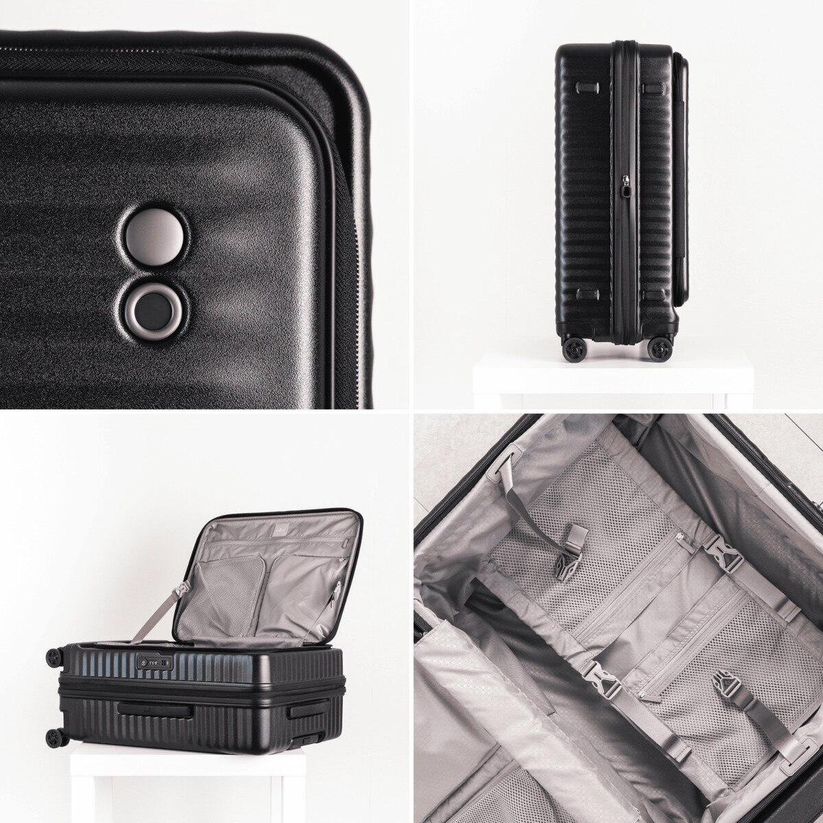 エコーラック セレストラ スーツケース 24インチ 72L ブラック