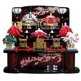 ひな人形 三段五人飾り 42J-158