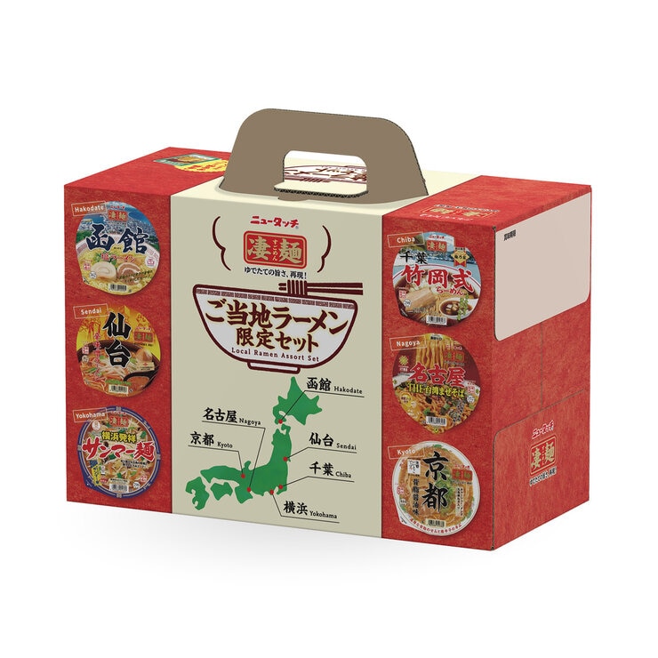 ニュータッチ凄麺ご当地セット 6食パック ニュータッチ凄麺ご当地セット 6食パック