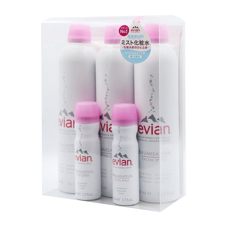 エビアン フェイシャル スプレー 300ml x 3 / 50ml x 2 エビアン フェイシャル スプレー 300ml x 3 / 50ml x 2