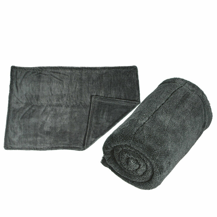 COAZ SELECTION ドライタオル 超吸水＆大判 グレー 90cm x 60cm