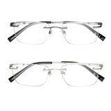 Foster Grant 老眼鏡 ブルーライトカット レクタングラーリムレス +1.75 2本セット Foster Grant 老眼鏡 ブルーライトカット レクタングラーリムレス +1.75 2本セット