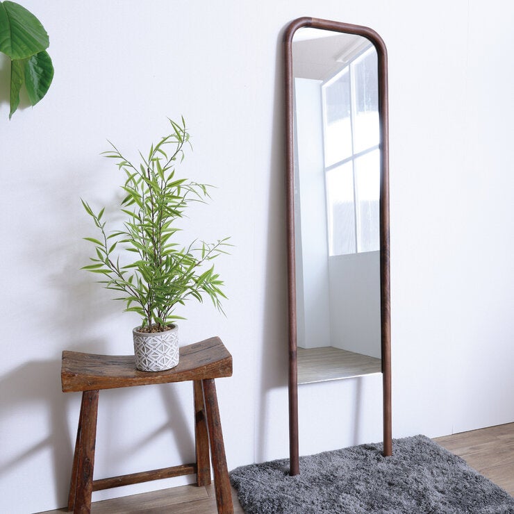 関家具 スタンドミラー スーク 400 ウォールナット 新品 167578451345438.jpg