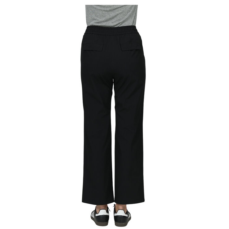 ソレチア レディース ナイロンワイドパンツ ブラック XL
