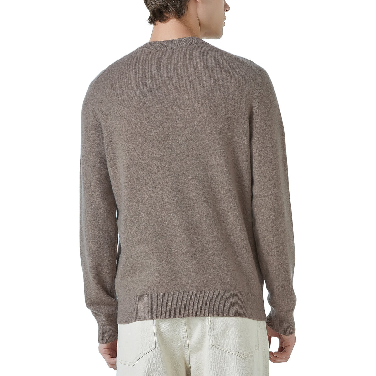 LYDIAVINE メンズ カシミヤ セーター ベージュ L