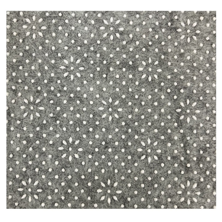 昭和西川 極厚フランネルラグ 180 x 180cm グレー