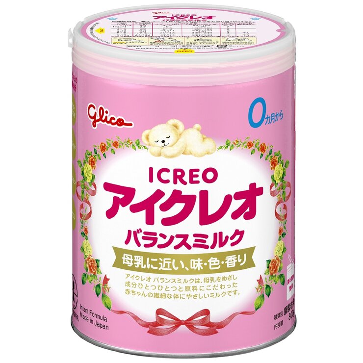 グリコ アイクレオ バランスミルク 800 gx 2 缶 0 か月~ グリコ アイクレオ バランスミルク 800 gx 2 缶 0 か月~