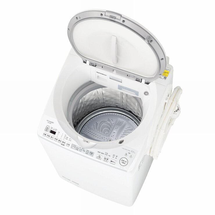 シャープ縦型式洗濯乾燥機 洗濯 8kg 乾燥：4.5㎏　ES-TX8H