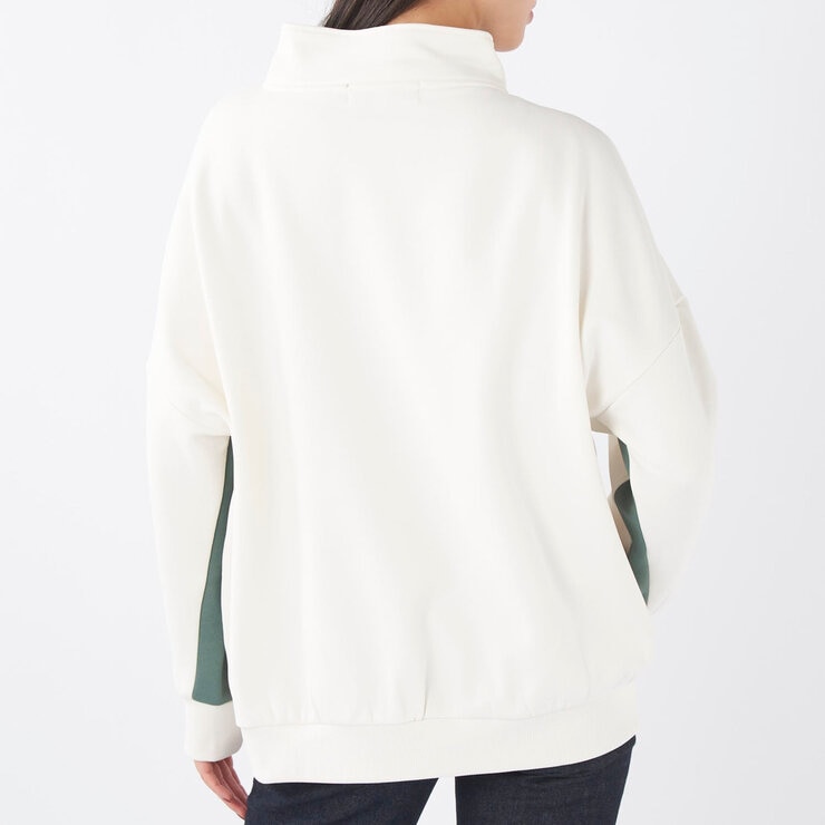 オーシャンパシフィック レディース ハーフジップ スウェットシャツ M