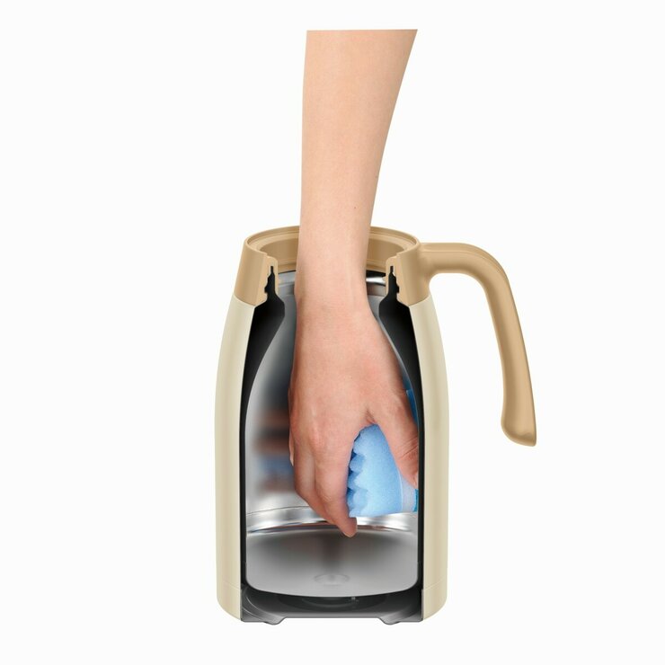 サーモス ステンレス ハンド ポット 1.5L クリームホワイト