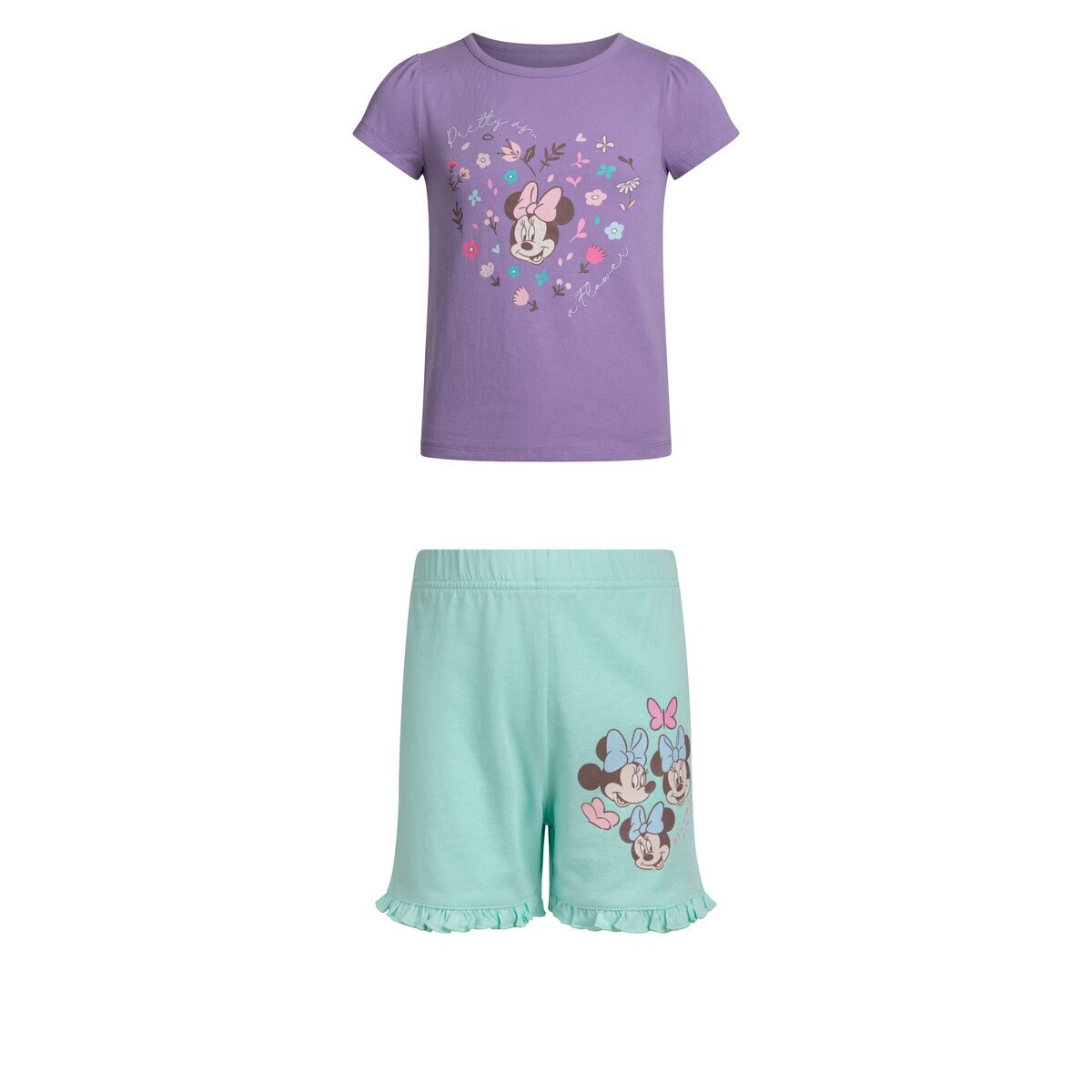 キャラクター キッズ Tシャツ＆パンツセット 4枚組 ミニー 4T