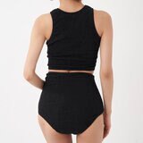 オーシャンパシフィック レディース 水着2点セット ブラック M